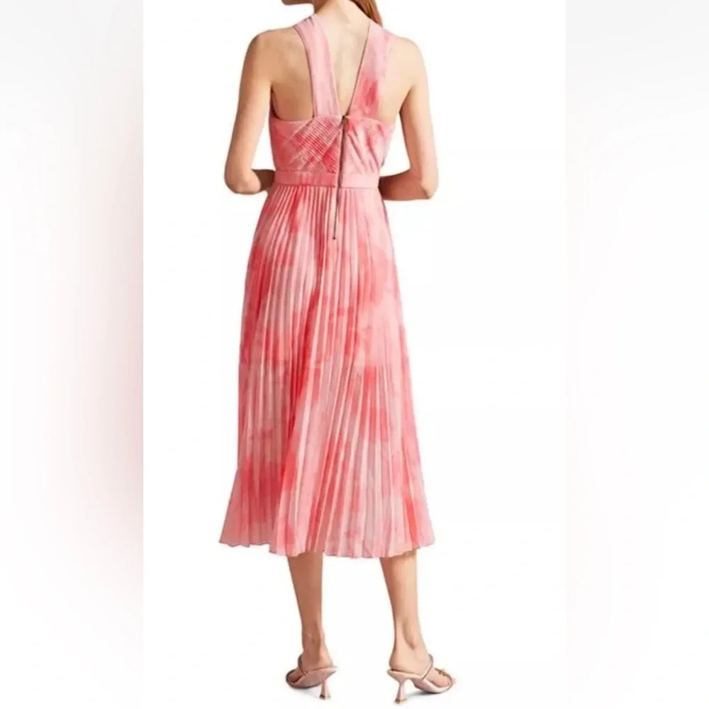 Ted Baker chiffon,pleated, midi, Fully Lined Dress,TB2=USA6, new - Picture 2 of 9